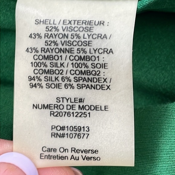 Alice + Olivia Spelling Side Peplum Pencil Mini Dress Open Back Kelly Green Sz 8 - Picture 9 of 10